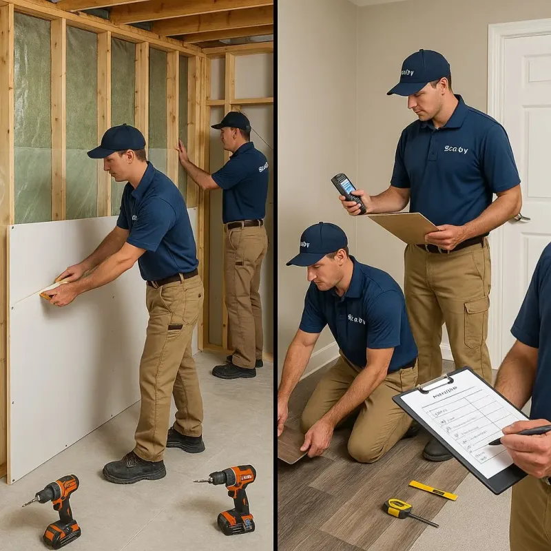 Repairs and Reconstruction process in Gibsonia, PA