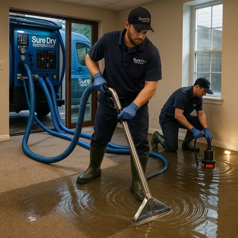 Water Extraction and Removal process in Gibsonia, PA
